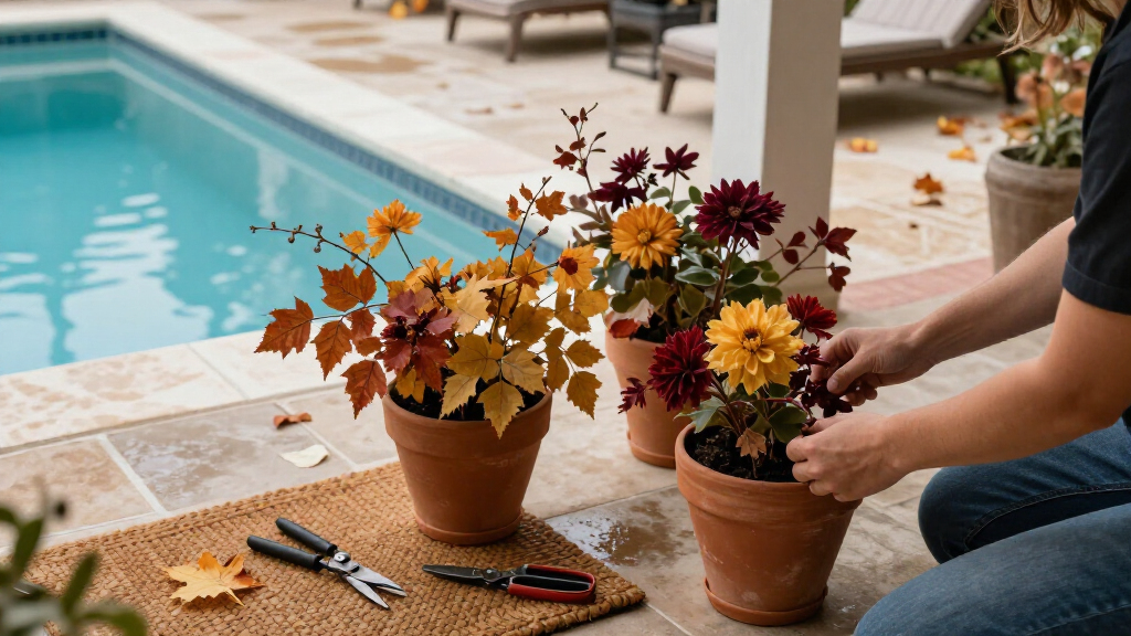 5 Designer-Approved Ways To Style Your Fall Porch – With Captivating Flowers, Rich Textures And Vibrant Foliage