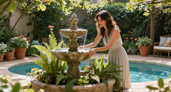Goldie Hawn’s Fountain Is Surrounded By Plants – And It’s A Masterclass In Planting Around Water