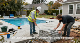 State-Level Construction Employment Posts Gains In September