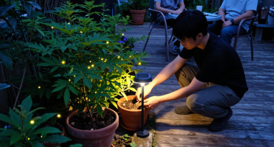 These $15 Amazon Solar Lights Look Like Fireflies Dancing Over Your Plants – The Secret To Bringing Dark Fall Pots To Life